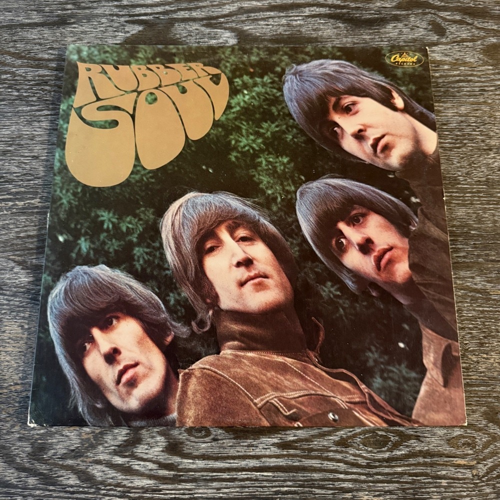 Beatles Rubber Soul LP Capitol SW-2442 Stereo Orange Label‎ Original US VG+ Rock